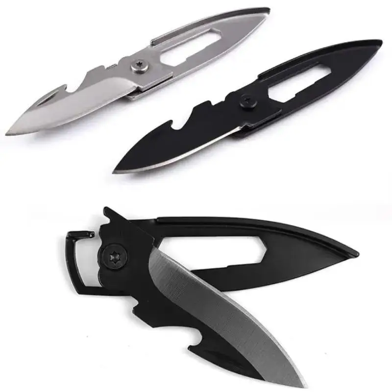 Mini Outdoor EDC Gear Outdoor Creative Multi Tool Folding Keychain Knife Practical Suitable Home Bar Open The Wine Cover Tools