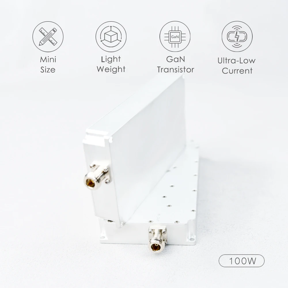 100W 100-200MHZ 200-300MHZ 400-500MHZ 500-600MHZ 600-750MHZ 20MHZ-6G GaN GPS WIFI sinyal modul Power PA