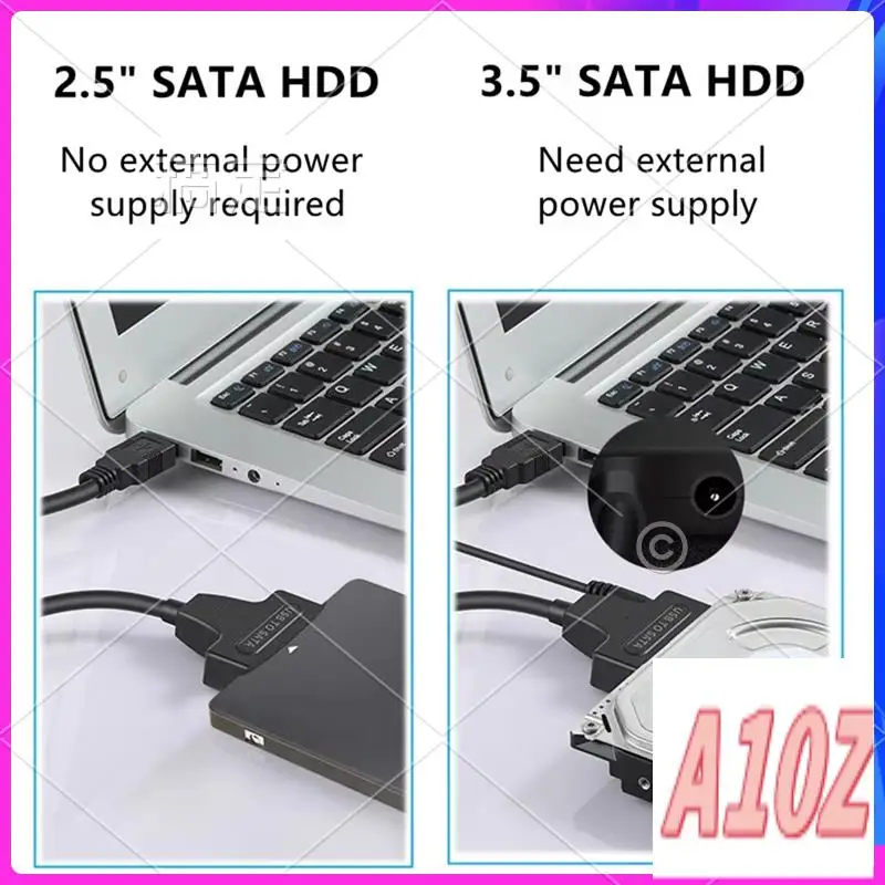 

Кабель-адаптер 0Z-SATA к USB 3.0 для 3,5/2,5-дюймового SSD HDD SATA III, преобразователь жесткого диска, поддержка UASP, вилка европейского стандарта