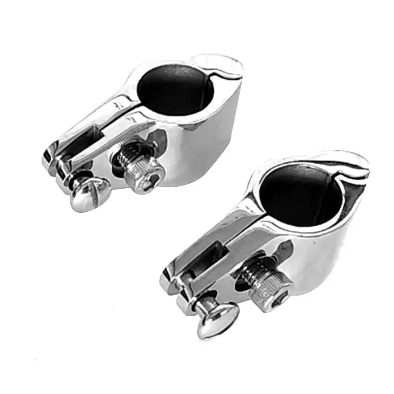 Bimini Top Jaw Slide Stainless Jaw Slide Hinged Mount 20/22/25/30/32mm Hinged Top Hardware Fitting for Marine Boat Yacht
