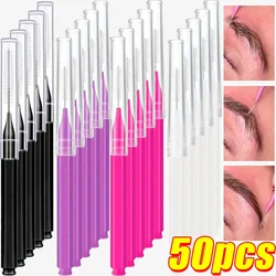 Portable Mini Eyebrow Brushes Disposable Eyelash Brow Lifting Brush Applicators Lash Extension Comb Beauty Makeup Tools