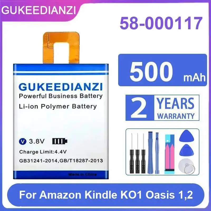 

Аккумулятор для планшета Amazon Kindle KO1 Oasis 1, 2, 500 мАч, легкий, премиум-класса, замена, 58-000117