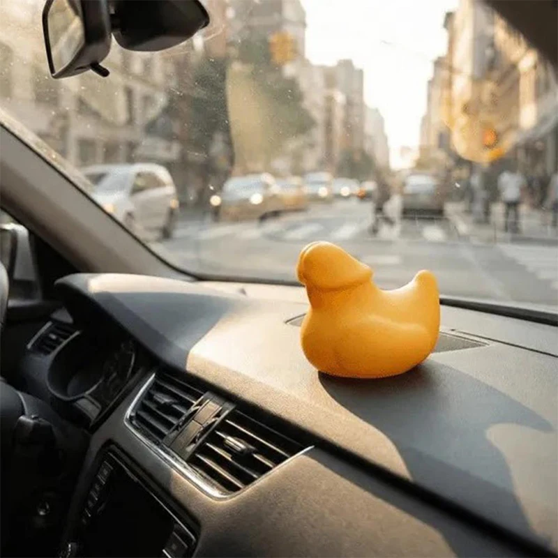 Funny Middle Finger Duck Statue Quirky Desk Decor Figurine for Office Home Novelty Gag Gift & Conversation Starter