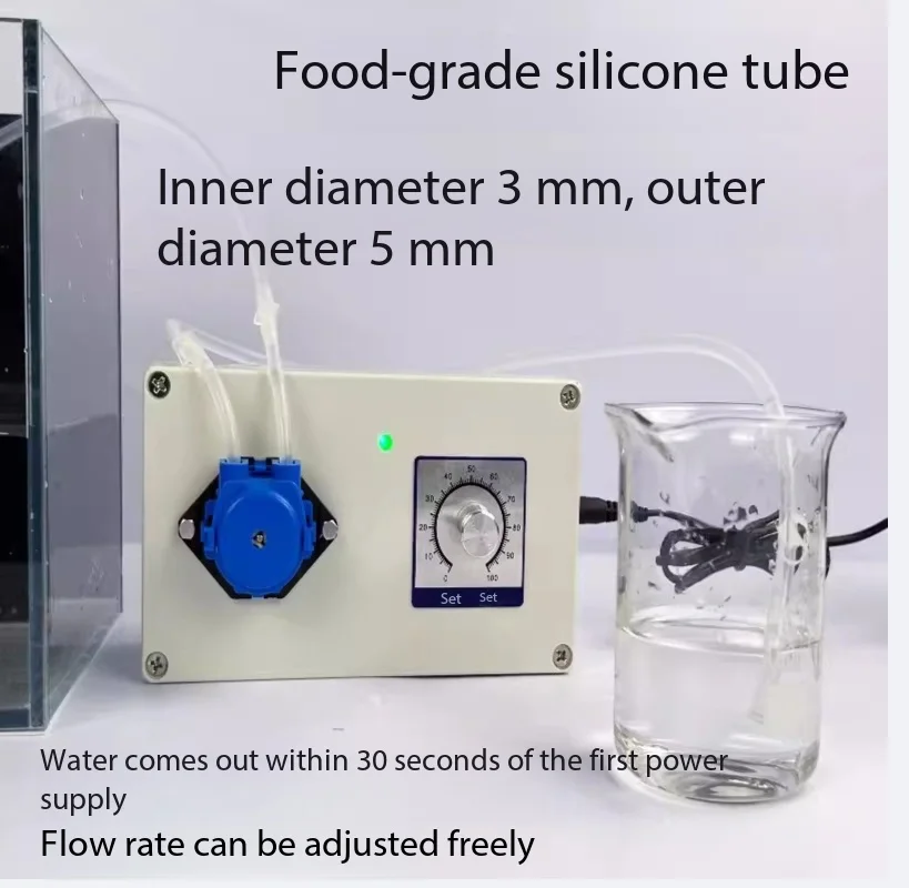 Peristaltic pump small laboratory titration adjustable speed metering micro water pump