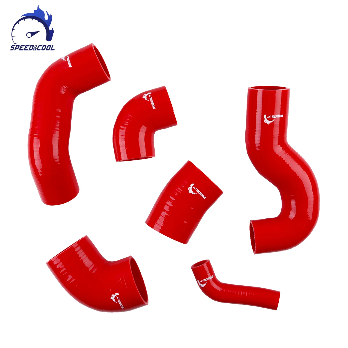 SPEED&COOL For 1993-2000 Fiat Coupe 2.0 20V GT Turbo Car Silicone Turbo Boost Hose Kit