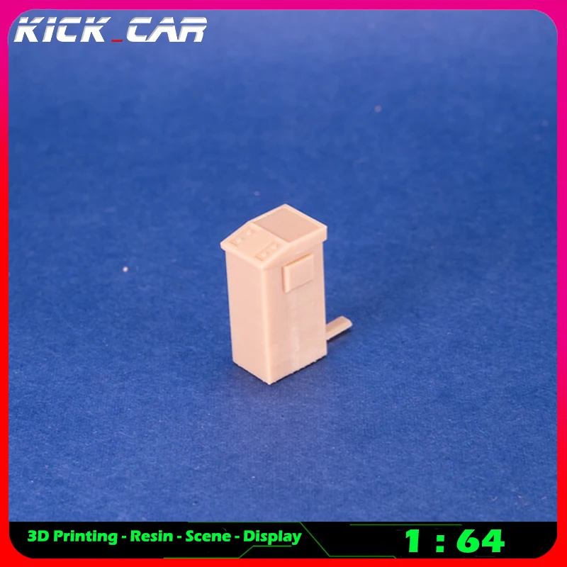 Kickcar 1/64 Motor Repair Machinery Model Car Diorama Uncolored Resin Garage Scene Repair Tools Decoration Simulation Scene Toy