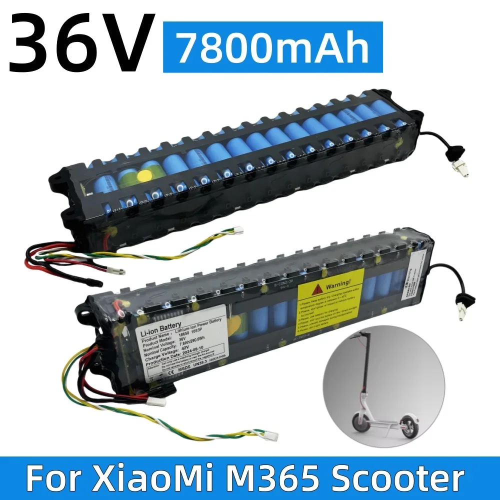 

10S3P 36V 7800mAh 18650 Litium Ion Battery Pack NE1003-H Cell Communication Interface for Xiaomi M365 Electric Scooter