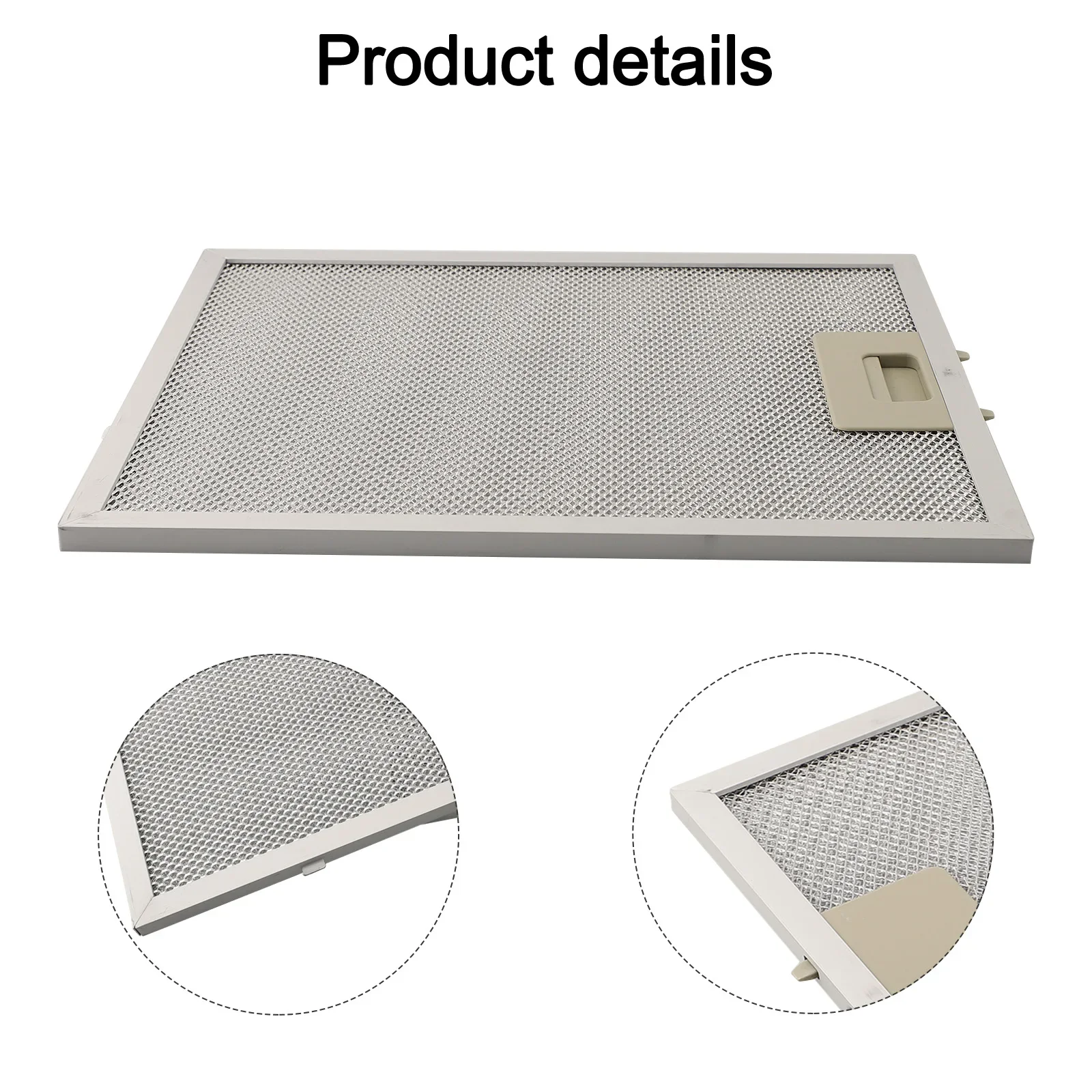 Aluminum Mesh Filters Grease Filters Silver Filter 30cm X 25cm Improved Filtration Kitchen Extractor Hoods Optimal Performance