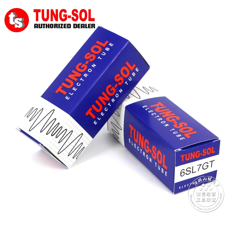 TUNG-SOL 6SL7หลอดอิเล็กทรอนิกส์เปลี่ยน6SL7/6N9P/6H9C สูญญากาศโรงงาน Precision การจับคู่เครื่องขยายเสียง