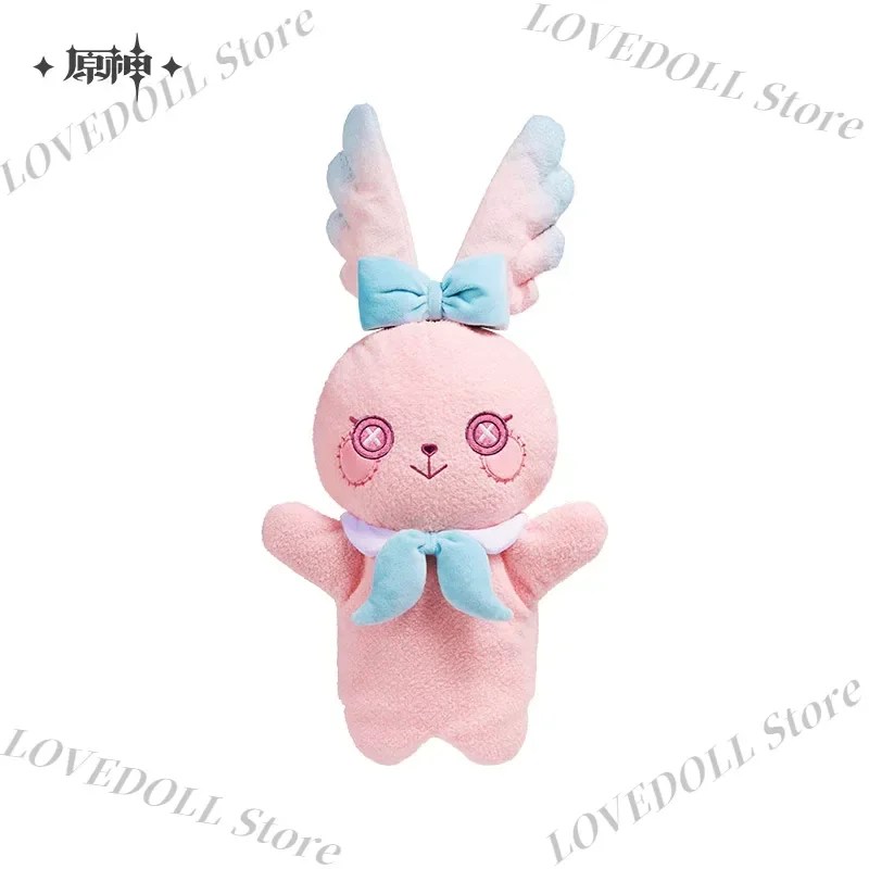 

Official Game Genshin Impact Linaya Lop-eared Rabbit Cosplay Cute Plush Hand Doll Puppet Cute Soft Toys Collectible Fan Gift