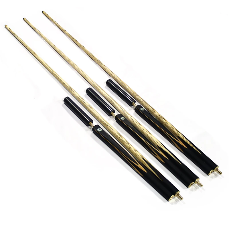 Wholesale Professional 3/4 Jointed 10mm Snooker Cue Stick Ash Wood Pool Billiard Cues