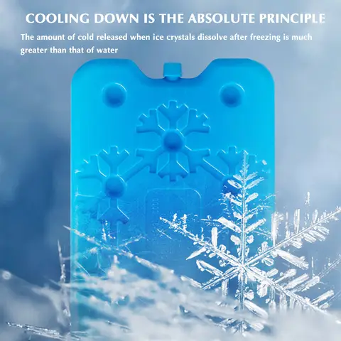 Återanvändbar gelfrysförpackning kylskåp isblock iskristalllåda kall frysförpackning picknick färsk mat kylare vatteninjektionslåda 12 best sales kall gel - №5