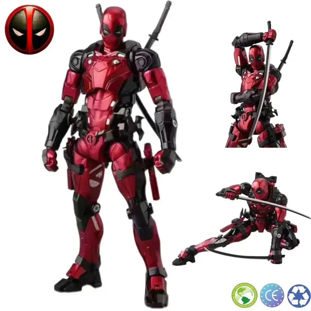 

Популярные игрушки Marvel Sentinel Deadpool файтинг армированный серии Уэйд Уинстон Уилсон Подлинная Коллекционная модель аниме персонаж экшн-игрушка