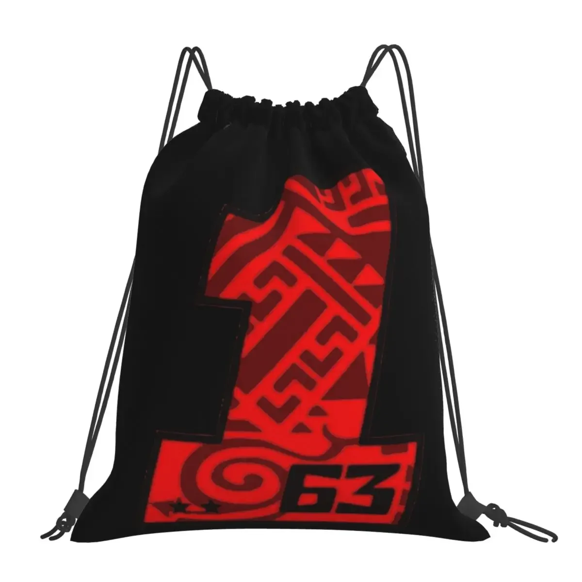

Pecco Bagnaia 63 Backpacks Portable Drawstring Bags Drawstring Bundle Pocket Storage Bag Book Bags For Travel Students