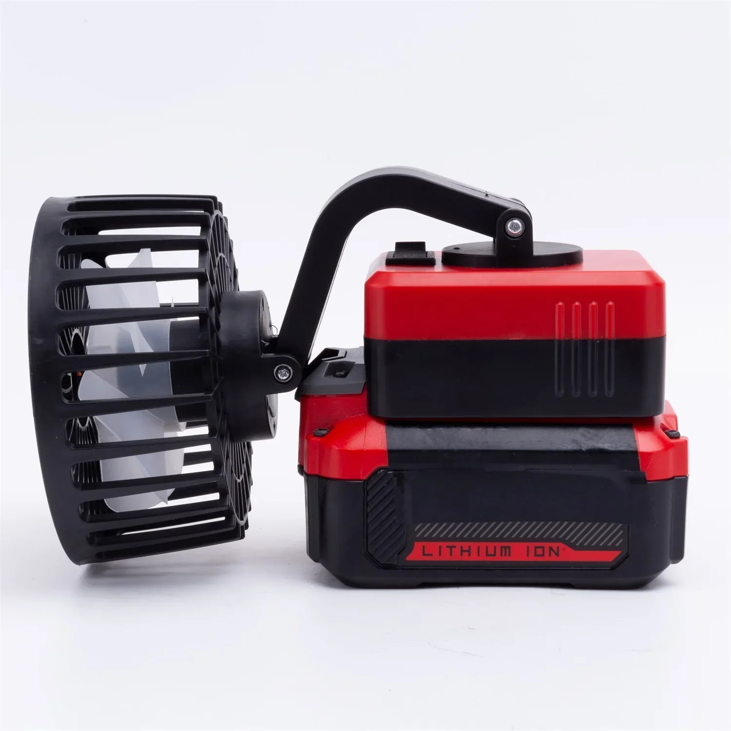 

Вентилятор с литиевой батареей 20 В для мастеров, беспроводной портативный вентилятор для мастерской, кемпинга, уличный аккумуляторный вентилятор (БЕЗ батареи)