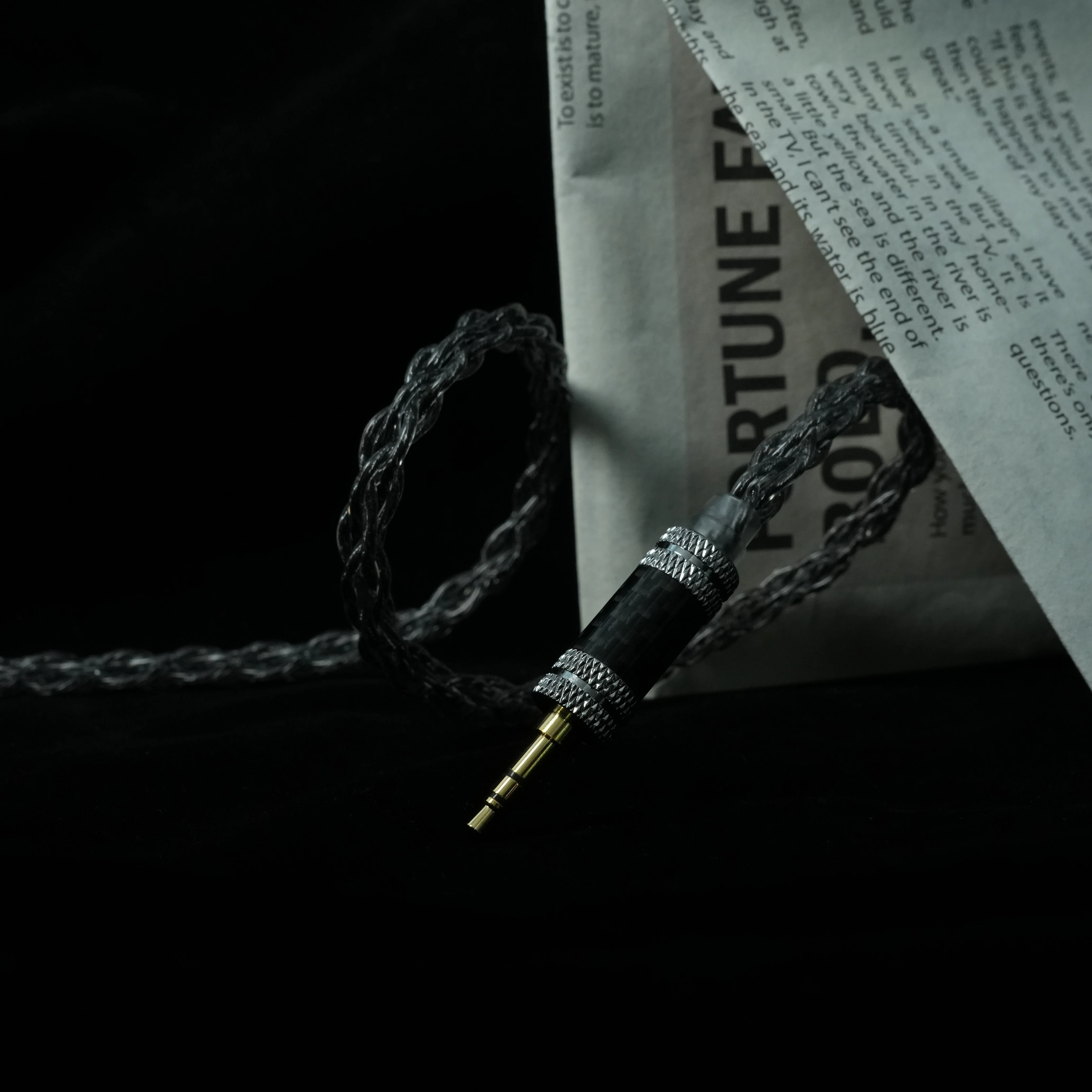 ZiSin-315 6-Core schwarz In ear HIFI kopfhörer upgrade kabel 3,5/2,5/4,4mm MMCX 0,78 2Pin Für DB3 Moondrop ZX2 ZAX2 IE500 400 – Detail 7