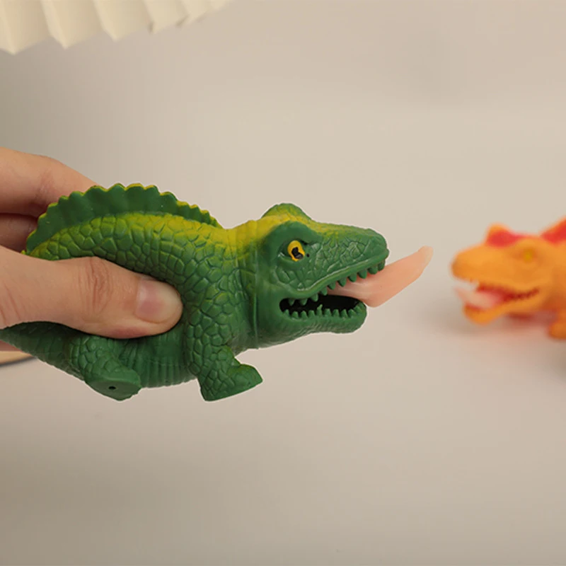 1Pcs New Cartoon Wacky Dinosaur Squeeze Squeeze Toys Children's Funny Animal Stress Relief Vent Toys Birthday Party Holiday Gift