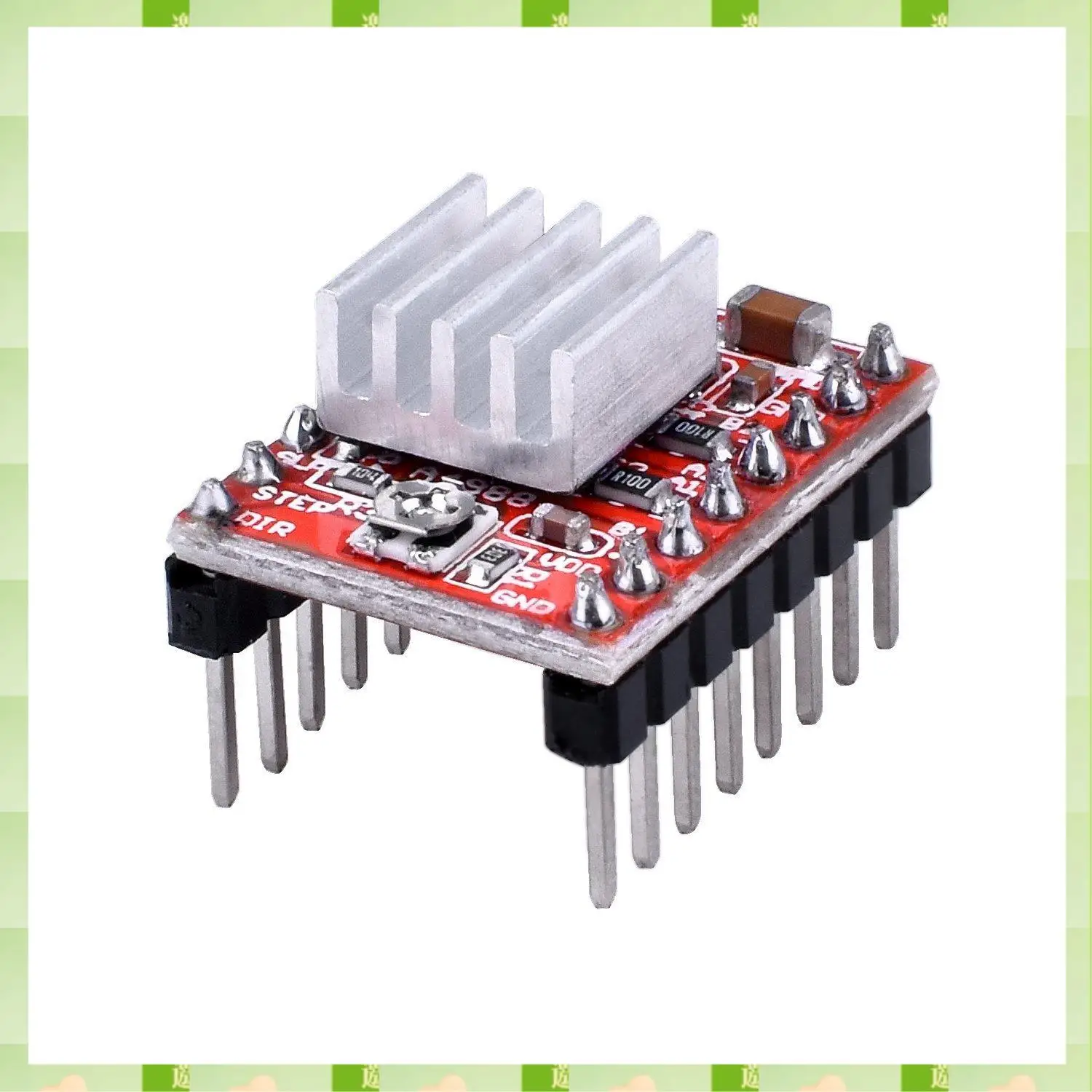 2025 5Pcs A4988 Stepstick Stepper Motor Driver Module With Heat Sink For 3D Printer Reprap Suitable,5Pcs A4988 Stepstick Stepper