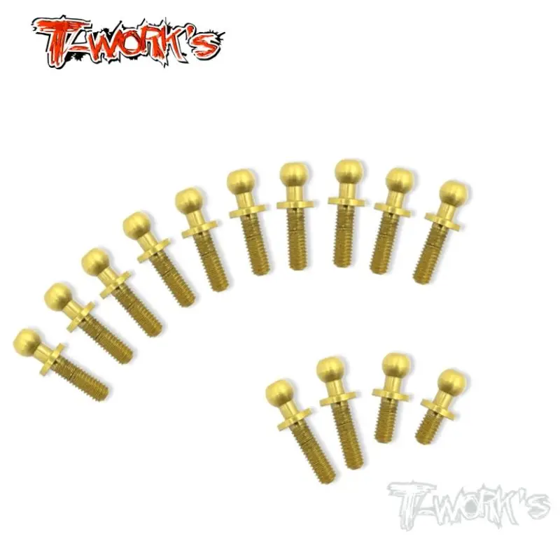 Original T works TN-001-YZ4 Titanium Nitride Coated Steel Ball End set ( For Yokomo YZ-4 ) Rc part