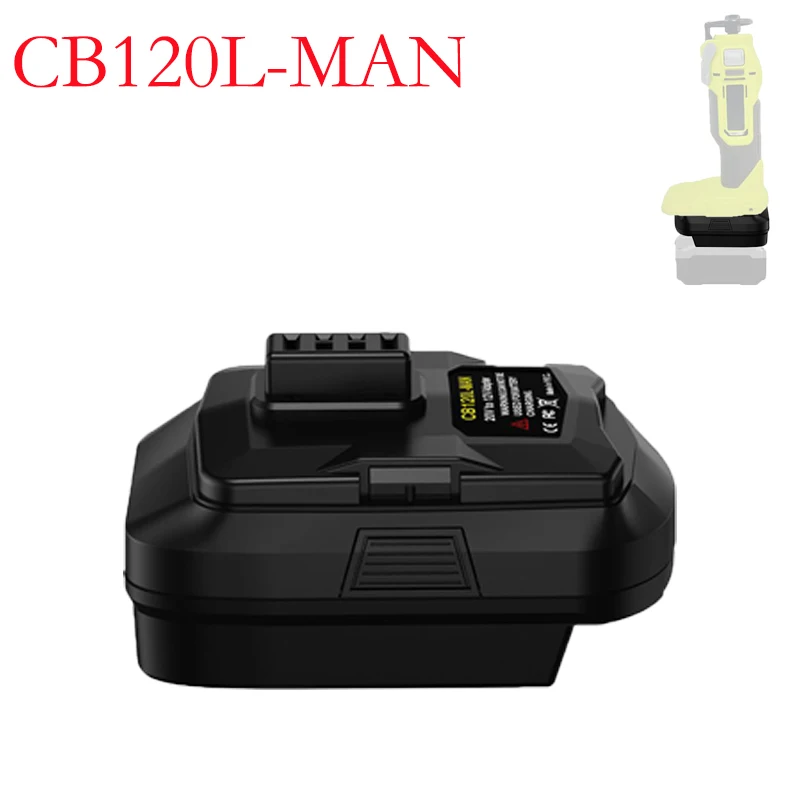 

For Craftsman 20V Lithium Batteries Compatible with For Ryobi 12V Lithium-ion Battery Tools CB120L-MAN Battery Adapter Converter