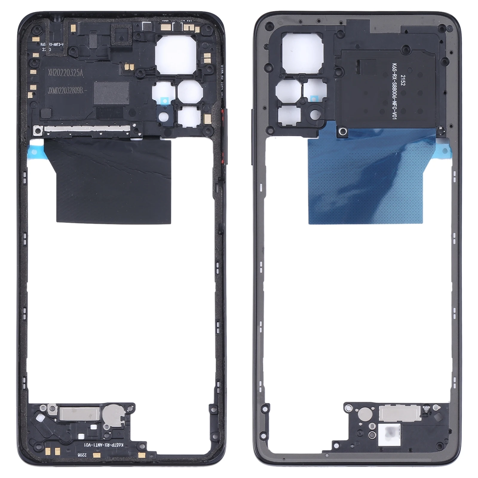 

Middle Frame Bezel Plate for Xiaomi Redmi Note 11 Pro 4G 2201116TG 2201116TI