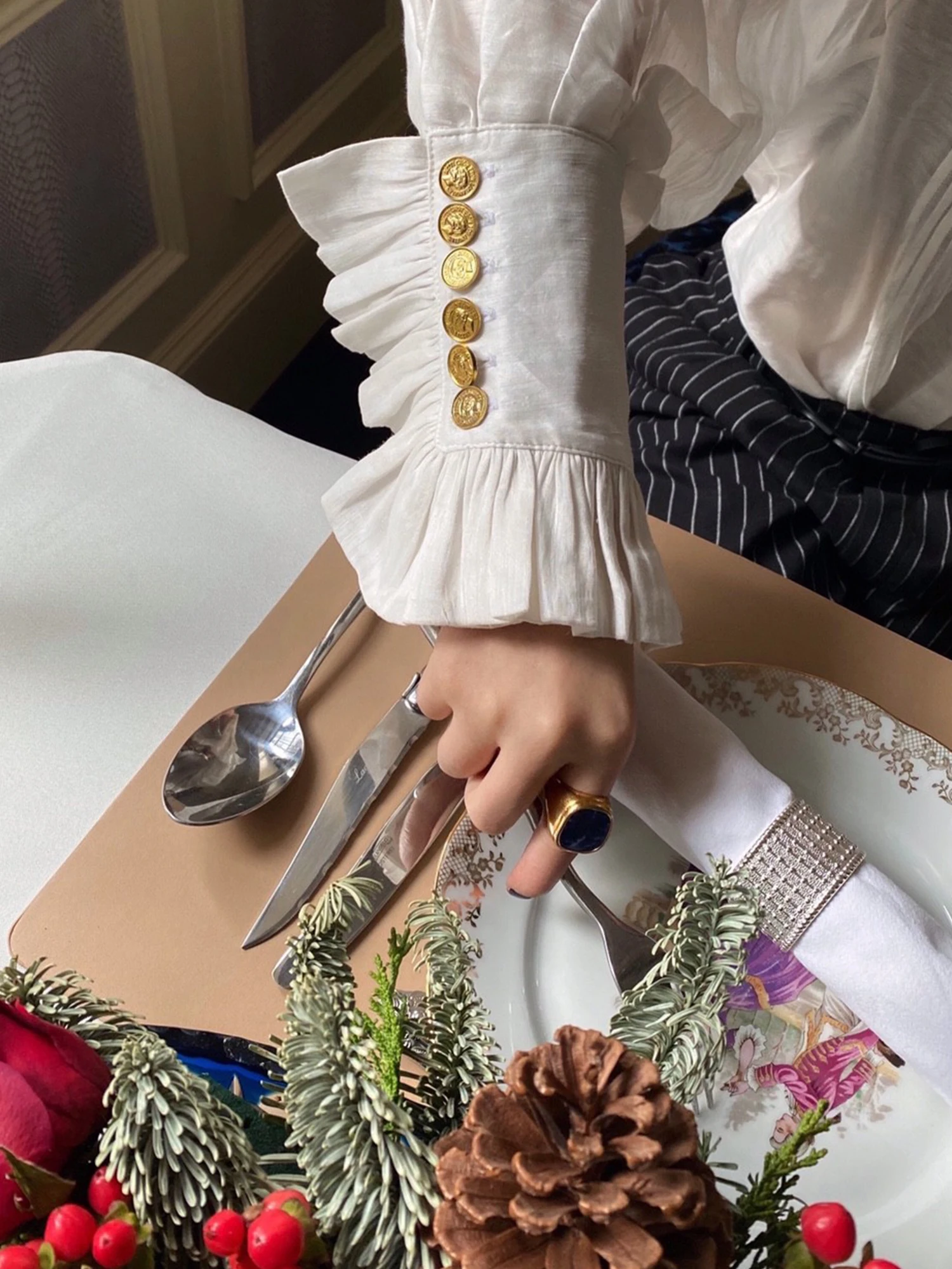 

Женская блузка Bet's Ultra Love из шелкового льна с монетным узором, повседневная, с длинным рукавом, с портретным принтом, прямого кроя, для офиса