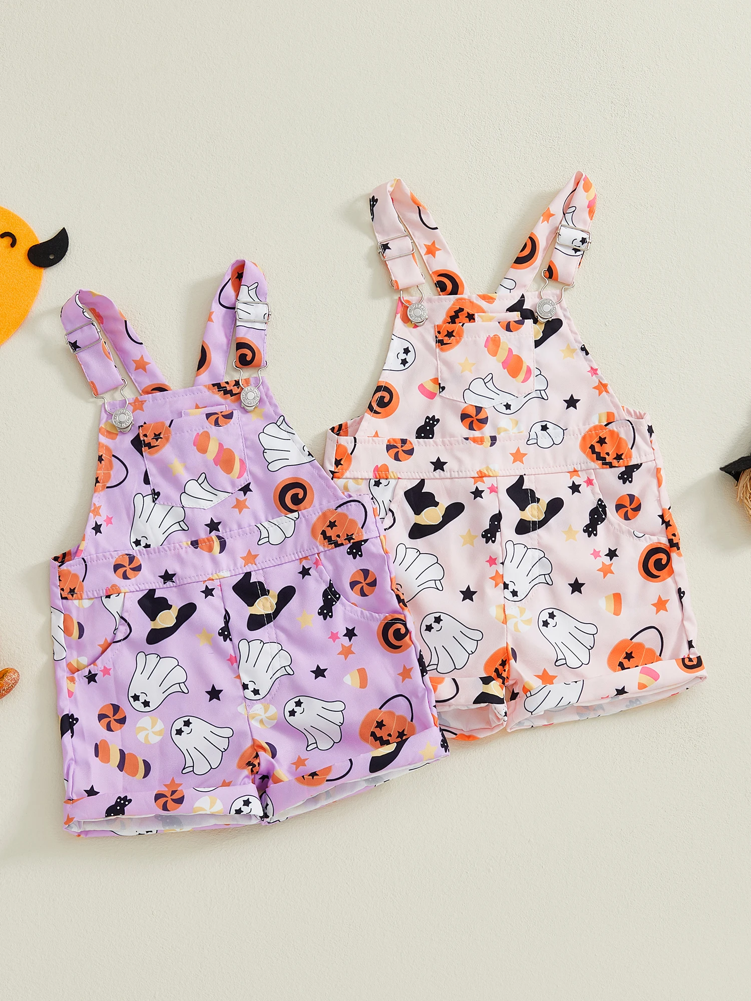 

Комбинезон с длинными рукавами и принтом тыквы на Хэллоуин для маленьких мальчиков, застежкой-кнопкой и дизайном с капюшоном для косплея