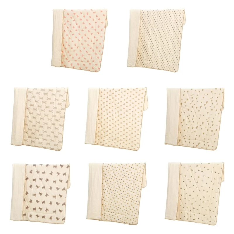 

Baby Blanket for Boys Girls Toddler Multi-pattern Design Lightweight Breathable Kid Blankets Quilting Baby Essentials-