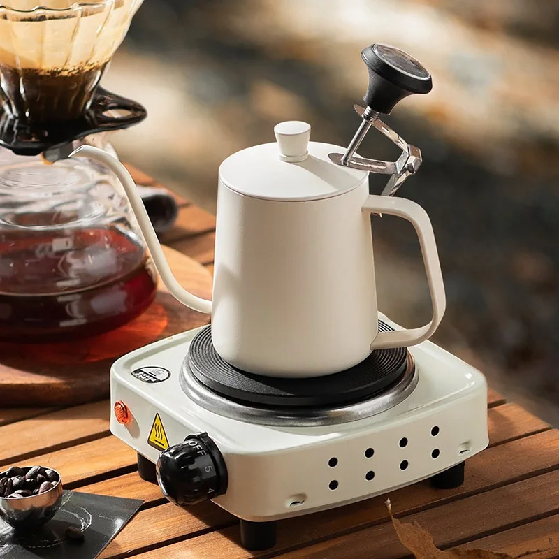 

Hand brewing pot Coffee hanging ear Filter cup Stainless steel long mouth thin mouth pot Household coffee utensils