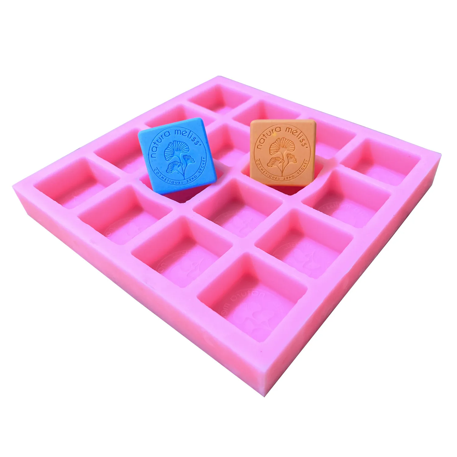 Customize Square Oval Hotel Soap Mold Wax Metl Mould with Logo Custom Silicone Soap Sheet for Soap Making