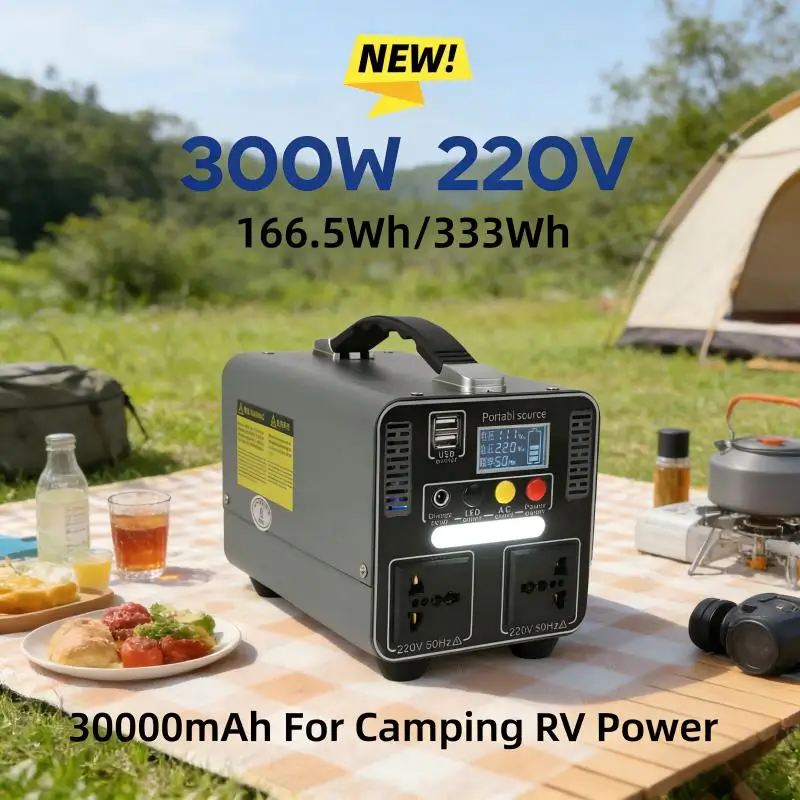 300W Portable Solar Power Station