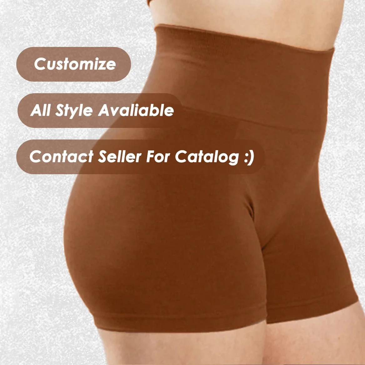 

Женские бесшовные шорты на заказ, облегающие шорты для йоги, фитнеса, спортивные штаны для бега, дышащая спортивная одежда