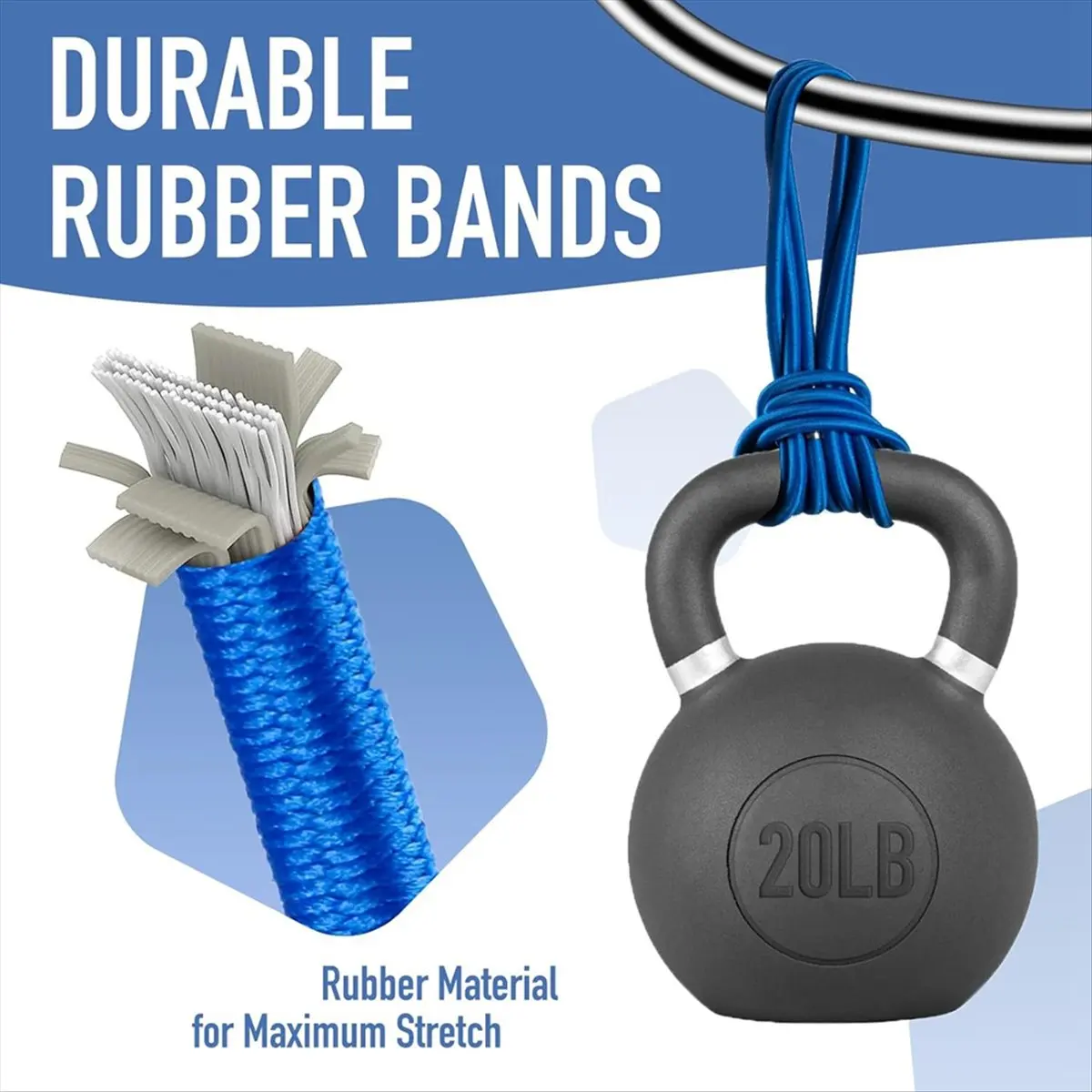AA77 NEW 6pcs Rubber Bands , Gallon Trash Cans, Trash Can Bands for Large Bags, Kitchen Garbage Bag Straps, Elastic Bands