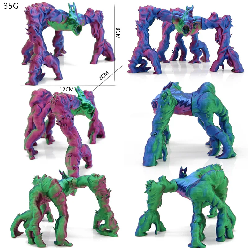 

Colorful Printed Mind Flayer Demogorgon Flower Shaped Horror Steve's Carnivorous Plant Figures Monster Ornament Collectible Toys