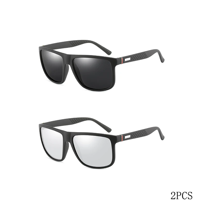NONE Vintage Square Polarized Sunglasses 5