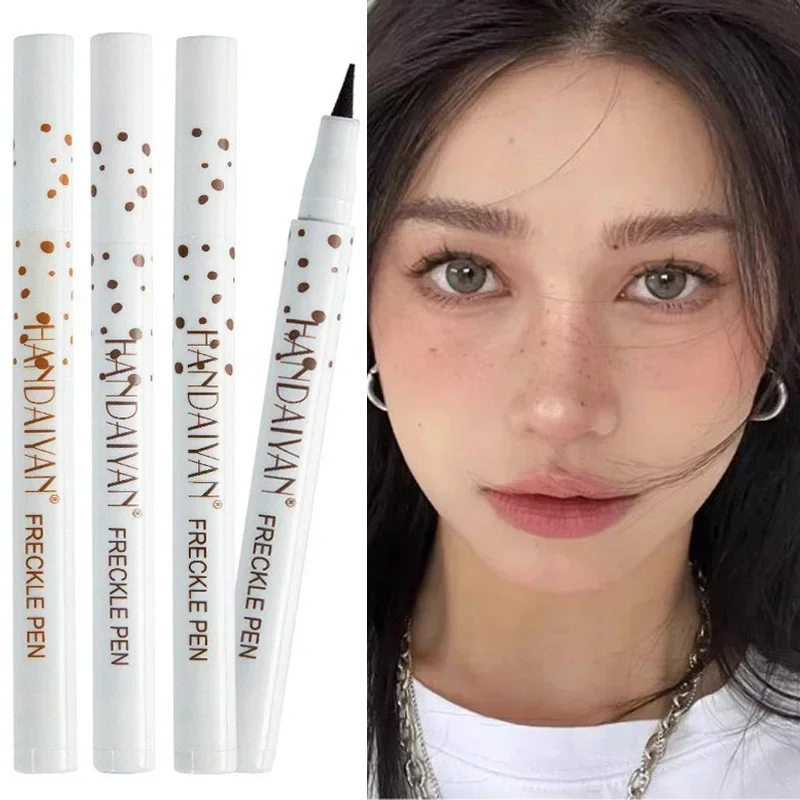 Sproet Pen Waterdicht Natuurlijke Simulatie Fake Spot Make-up Tool Blijvende Waterdichte Gezicht Dot Spot Pen Eyeliner Koreaanse Cosmetica