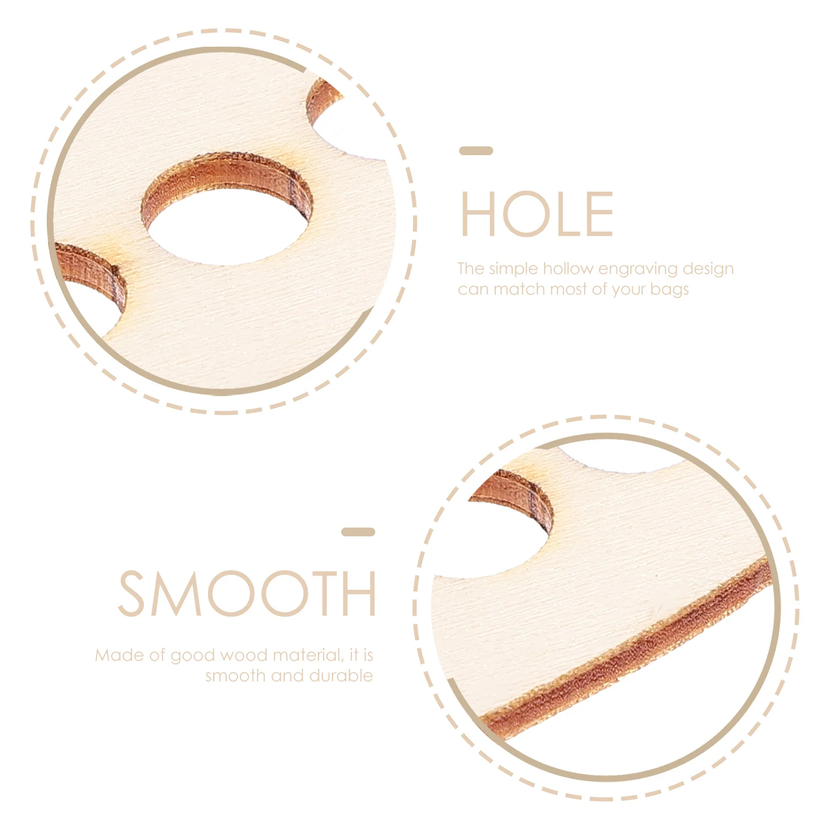 

2pcs Wooden Bottom Blank Round Diy Knitting Base Crochet Basket Wood Crocheting Bag Bottom Diy Bag Material