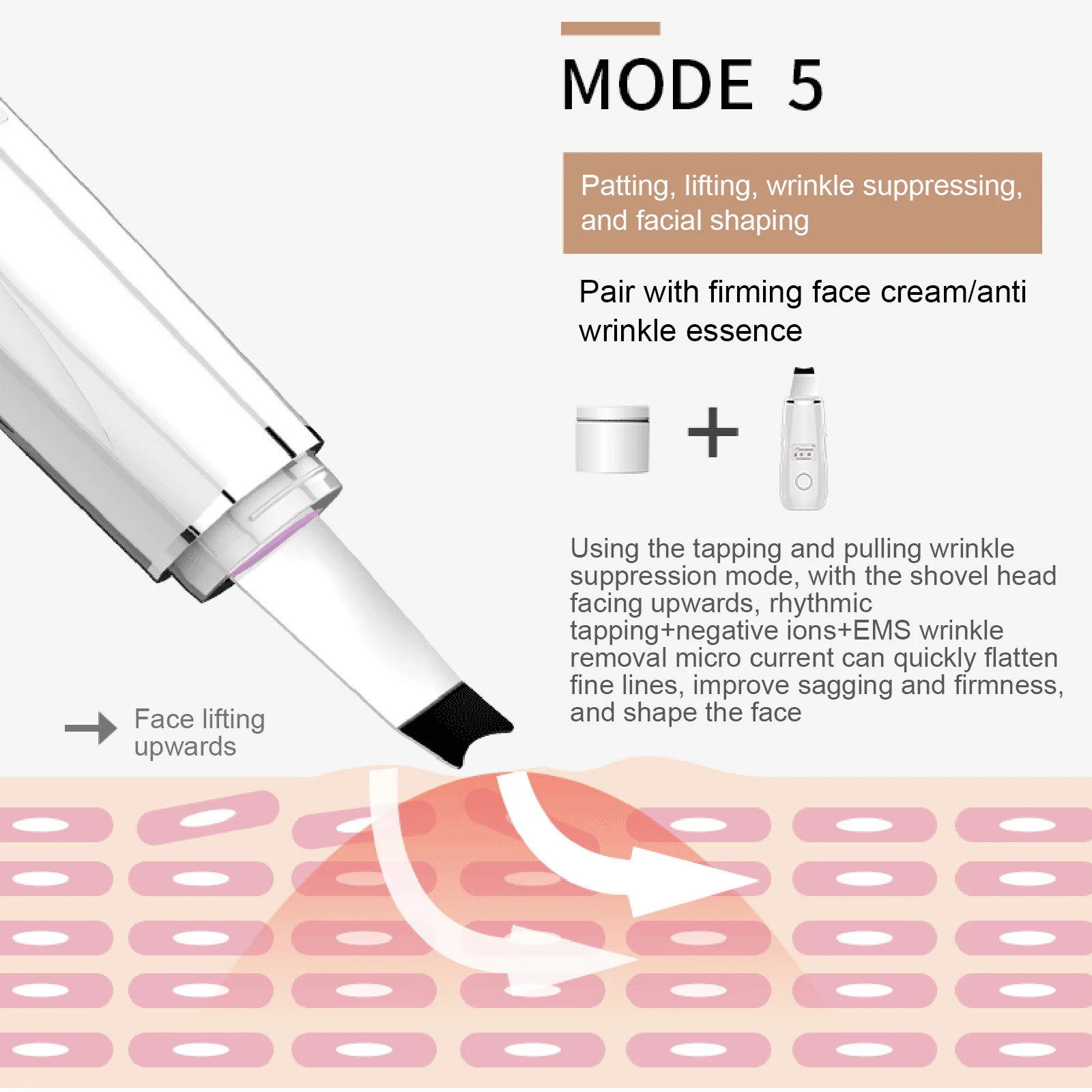 Ultrasone Huid Scrubber Gezichtsmassager Poriereiniger Mee-eter Acne Remover Gezichtsreinigingsmachine LCD Digitaal Display USB Rec