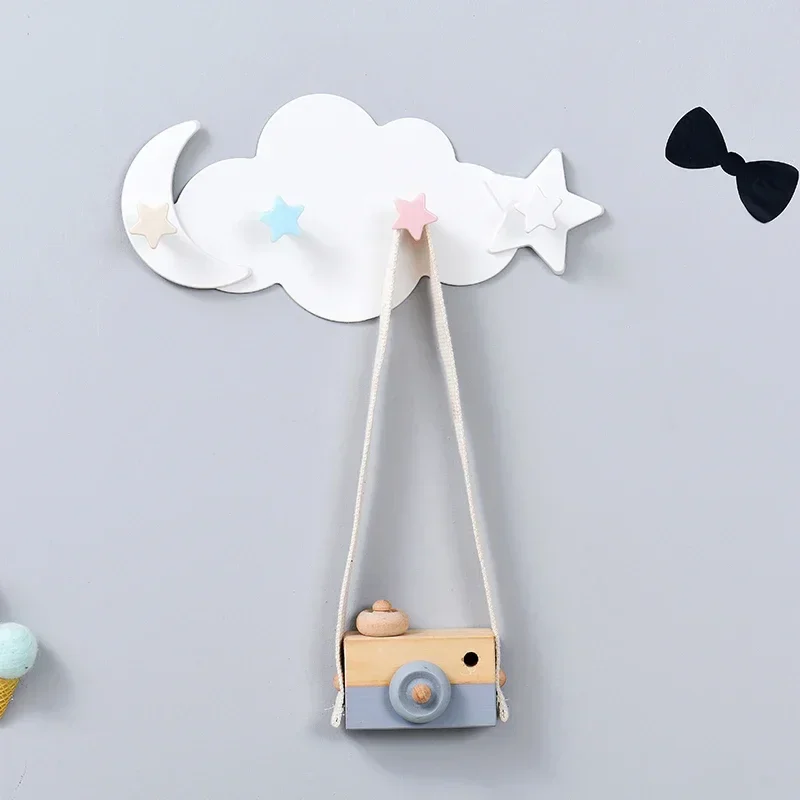 Cartoon hook strong load-bearing adhesive non-trace nail cute sucker wall hanging door back coat hook creative hook