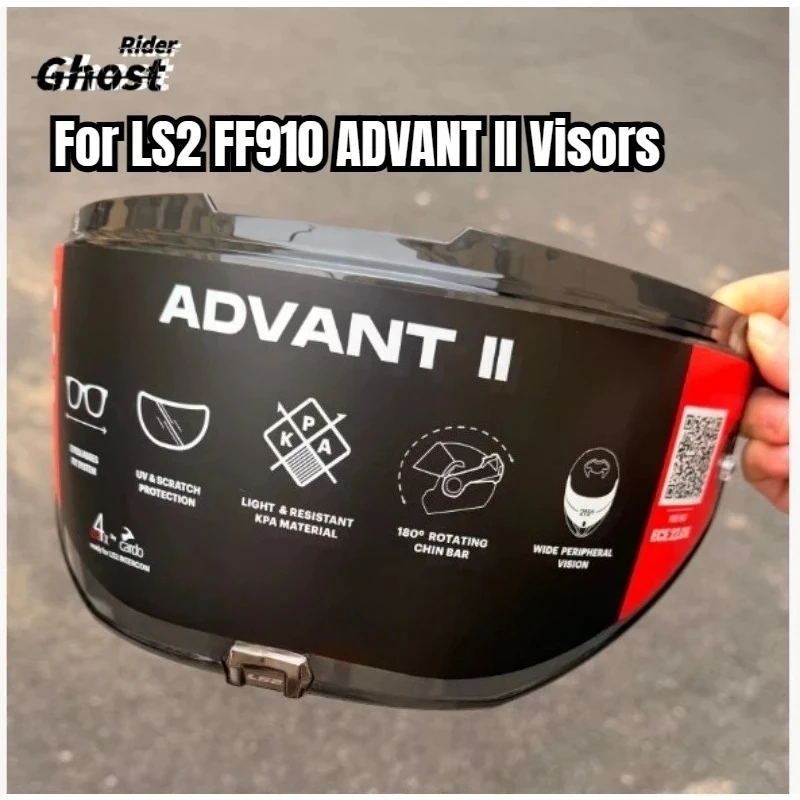 Helmet Replacement Parts for LS2 FF910 ADVANT II Modular Motorcycle Helmet Black Lens Sun Visor
