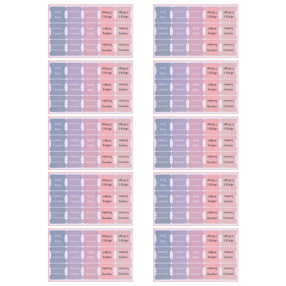 

10 листов разделителей для страниц Библии с гладкой текстурой, индексные закладки для изучения Библии, эффективной организации книг, творческого ведения дневника