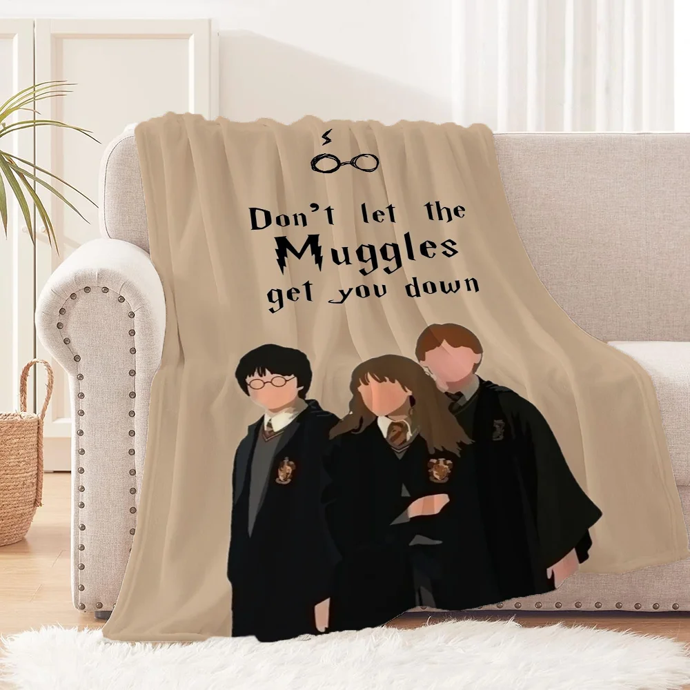 Harry Potter Co-Brand Miniso Home and Decoration Picnic Blanket Sofa Blankets Throws Throw Blankets for Baby Cobija Halloween