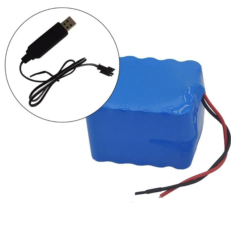 3.7V 18650 Batteries Pack 2Pin Plug Adapter Cable for Remote Car Aircraft