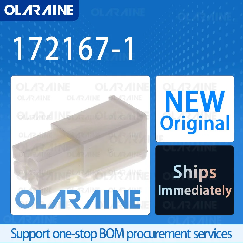 

50/200/500Pcs 172167-1 100% brand new and original IC chip Pin and socket connectors 4 Position Voltage 600 V
