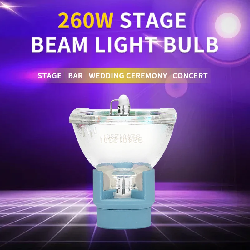 

260W 9r MaiLepu Original Replacement Light bulb Suitable for Shaking Head Stage Disco Theater Lighting, Easy to Place