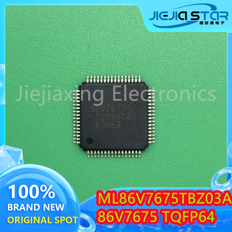 

Electronics ML86V7675TBZ03A ML86V7675 86V7675 TQFP64 chip integrated IC 100% brand new and original 3PCS free shipping