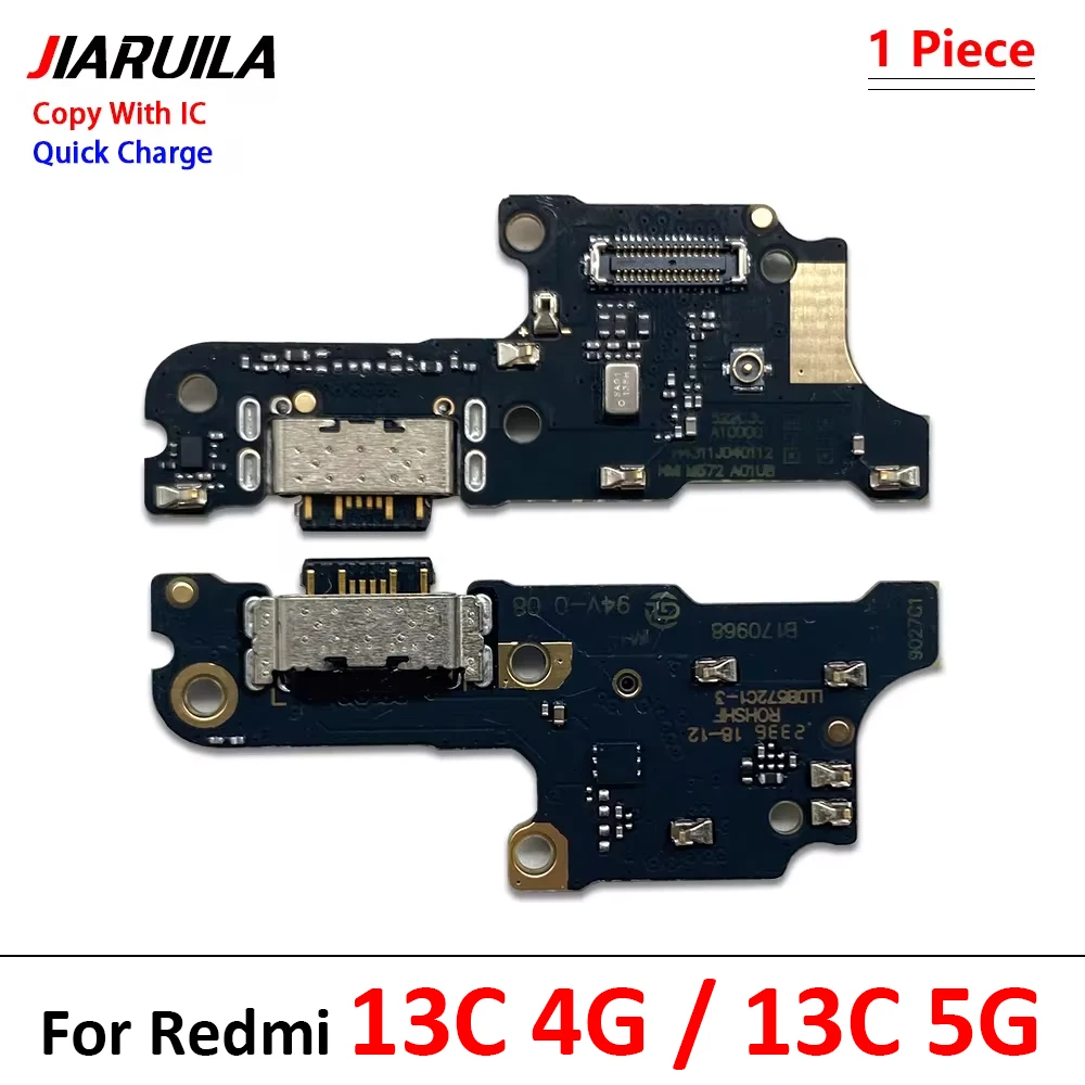 USB Charging Port Micro Dock Connector Board Flex Cable For Xiaomi Redmi 9 9C 9A 9T 8 8A 10 10A 10C Prime 12 12C 13 13C 4G 5G