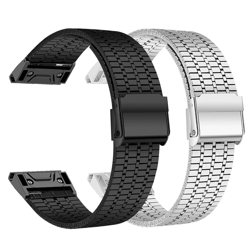 Metal Strap For Garmin Fenix 8 47mm Quick Fit Band For Garmin Fenix E 47mm Stainless Steel Watchband Garmin fenix 7 6 5 Bracelet