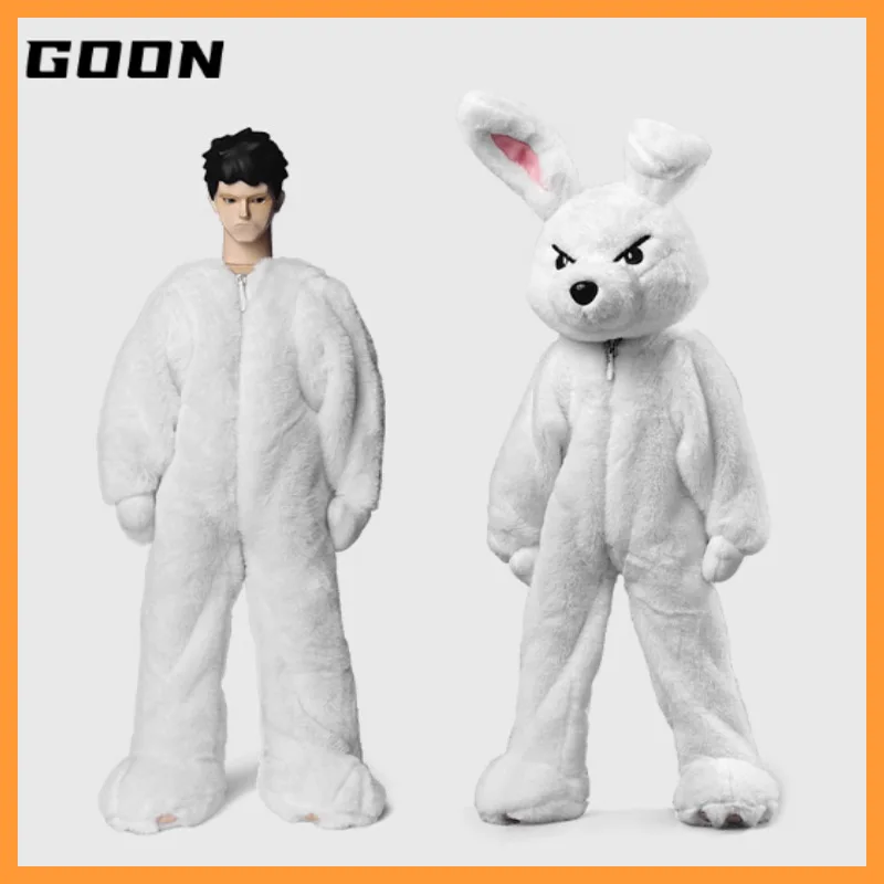 

In Stock 1/6 Scale GOON White Furry Rabbit Doll Set Male Soldiers Full Set Fit 12inch Action Figure Model Toys