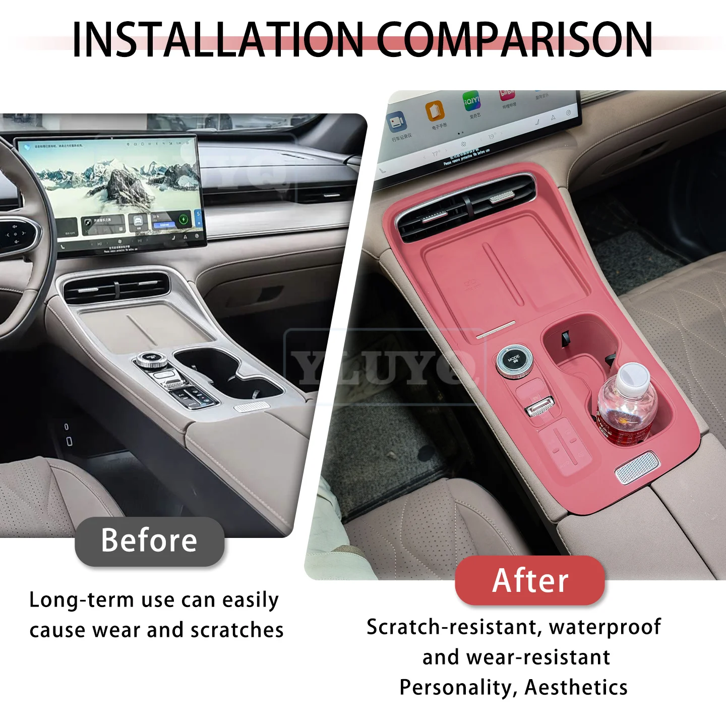 2022-2025 For Chery Tiggo 8 PLUS Pro Max dashboard mat silicone interior decoration accessories modification Interior Sticker